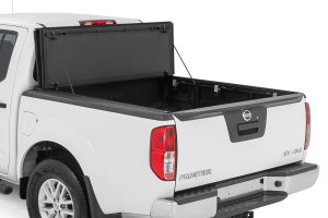 Nissan Frontier Hard Tri-Fold Flip Up Bed Cover - Rough Country - Second-Generation - '05-'21